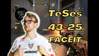 Heroic TeSeS (43-25) mirage POV | FACEIT Ranked | June 30, 2023