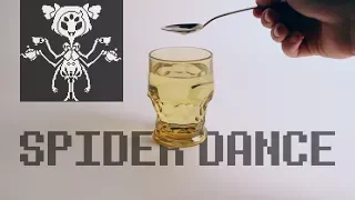 Undertale - Spider Dance with a glass of water and spoon 🥄
