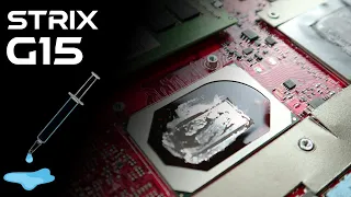 Strix G15 Repaste!  (10870H 2060 115w)