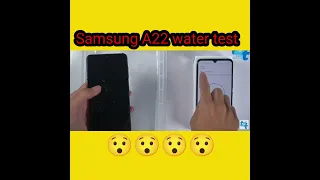 Samsung A22 water test #shorts#short