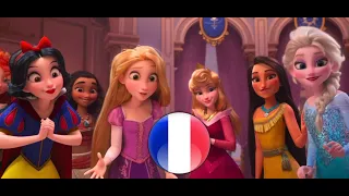 Vanellope meets the Disney Princesses (French) | RALPH BREAKS THE INTERNET