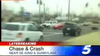 Del City Chase Ends In Crash