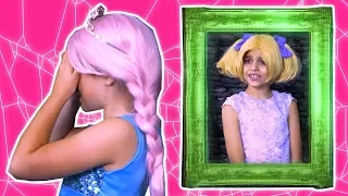 Princess Hide And Seek At The Haunted Hotel 🎃 Halloween Princesses In Real Life | Kiddyzuzaa