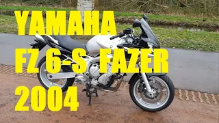 OCCASION YAMAHA  FZ6 S FAZER  2004  slechts 26.767km!!