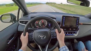 2021 Toyota Corolla Hatchback Nightshade Edition - POV Night Drive (Binaural Audio)