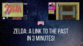 Beating Zelda: A Link to the Past in 3 minutes! SNES Glitch - easy!