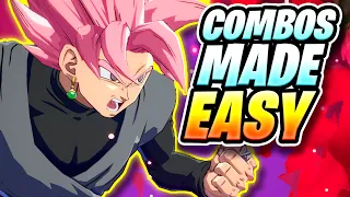 Goku Black Combos Step By Step Guide| Dragonball FighterZ Combo Guide