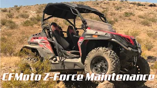 CFMoto ZForce Maintenance