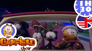 😼 Watch out, Garfield at the wheel! 🚘 - The Garfield Show