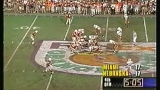 Huskers 1995 Orange Bowl