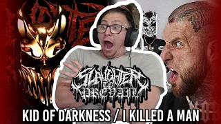 DOUBLE METAL REACTION! Slaughter To Prevail - Kid Of Darkness / I Killed A Man! (INSANITY!)