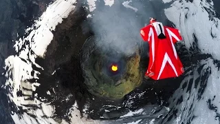 GoPro: Roberta Mancino's Wingsuit Flight Over An Active Volcano
