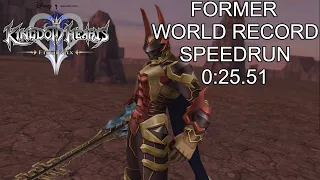 KH II FM [CM] Lingering Will Speedrun 0:25.51 [FORMER WORLD RECORD]