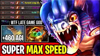 SUPER MAX SPEED..!! +460 Agility Apex Slark Crazy Late Game Delete Spectre 7.27 | Dota 2