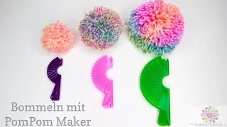 Super einfache Bommeln machen - PomPom Maker