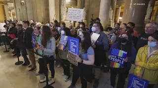 Hoosiers protest bill banning gender-affirming care as it advances