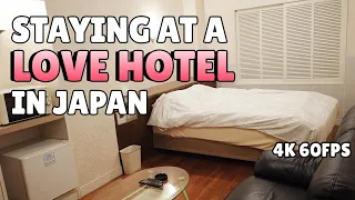Staying at the Cheapest Love Hotel in Tokyo | Room Tour of a Japanese Love Hotel | 4K 60FPS