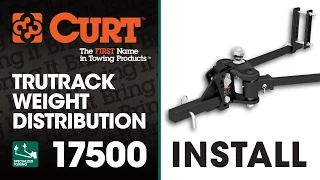 CURT TruTrack™ 4P Weight Distribution Hitch Installation