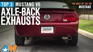 The 3 Best Mustang Axleback Exhausts For 2005-2009 Mustang V6