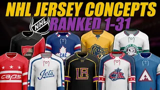 NHL Jersey Concepts Ranked 1-31! #3