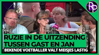 Ruzie tussen Jan Roos en gast: 'Jij bent knettergek' & Bekende voetballer valt meisjes lastig