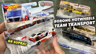 BORONG HOTWHEELS TEAM TRANSPORT! LANGSUNG DI LOOSE! ADA TOYOTA GR SUPRA