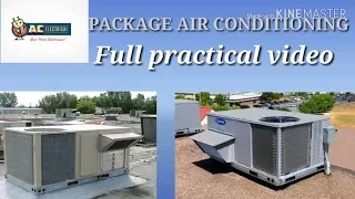 PACKAGE AIR CONDITIONING (Full practical video )