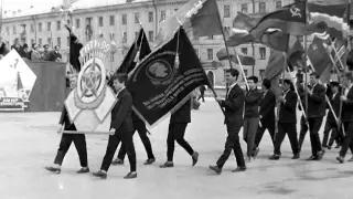 Празднование 1 мая в  Лениногорске  1927-1989гг