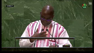 RTB - 78ème session de l'Assemblée générale de l’ONU :  discours du ministre d’État Bassolma Bazié