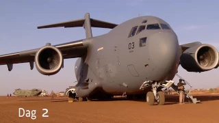 C-17 brengt laatste Chinook uit Mali thuis