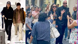 Lovi Poe at Coco Martin PINAGKAGULUHAN ng mga Fans sa Milan Italy ASAP natin to