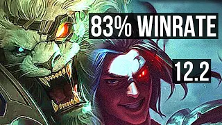 RENGAR vs KAYN (JNG) | 83% winrate, Rank 5 Rengar, 13/2/7, Dominating | BR Grandmaster | 12.2