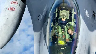 US Pilots Having Cool Conversations With Tanker Operator During Aerial Refueling