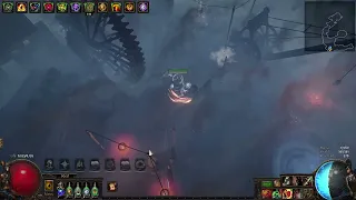 POE 3.24 CoC DD Detonate Dead  of Chain Reaction -  Simulacrum wave 29-30 #inquisitor #pathofexile