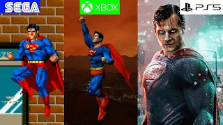 Evolution of Superman Game  1979 - 2022