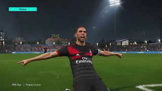 Falcao Milan vs SPAL PES 2018
