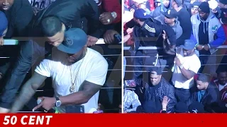 50 Cent Keeps Cool (Mostly) As Club Gig Gets Violent | TMZ