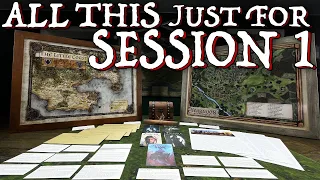 Don't be like me... How to OVER-PREPARE for SESSION 1 of a D&D Game (DM Tips)