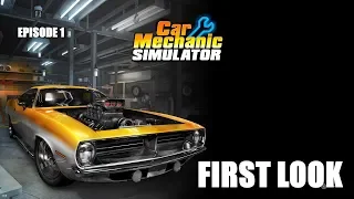 car mechanic simulator PS4 first look (episode 1)