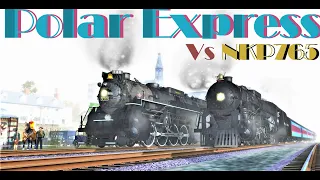 [Viewer's Request] The Polar Express vs NKP 765 (Trainz)