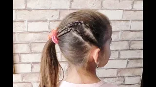 🌟 МОДНАЯ И ЛЕГКАЯ ПРИЧЕСКА НА КАЖДЫЙ ДЕНЬ/easy hairstyle🌟