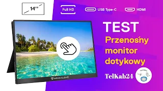 Test niedrogiego dotykowego przenośnego monitora Medialove 14" Full HD Touch . Co potrafi 🤔