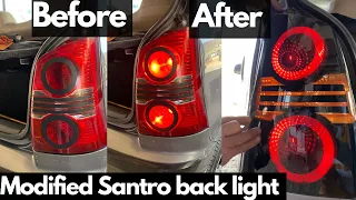 Sentro xing tail light modification | modified sentro | sentro back light wrap