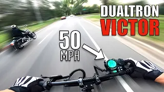 At Full Throttle the New Dualtron Victor is Absolutely Thrilling! Escooter POV
