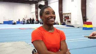 Women's Selection Camp: Simone Biles Speaks to the Media