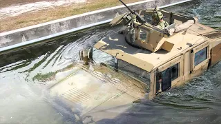 US Marines Tortures Their Humvee During Extreme Deep Water Training