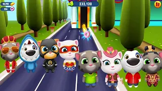 Talking Tom Gold Run How to Unlock All Characters at Water Park 2023 - Full Screen