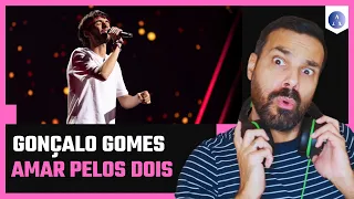 "Amar Pelos Dois" by Salvador Sobral - GONÇALO GOMES | REACTION | The Voice Portugal 2023