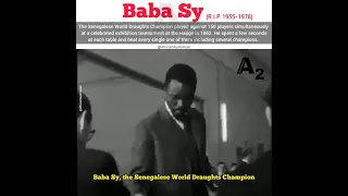 Baba Sy - Senegalese World Draughts Champion