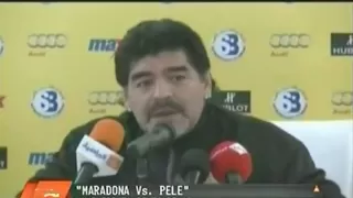 Las peleas entre Maradona y Pele